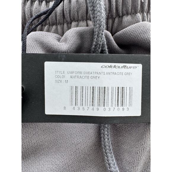 Cold Culture Script Sweatpants Antracite Grey Medium - Picture 7 of 8